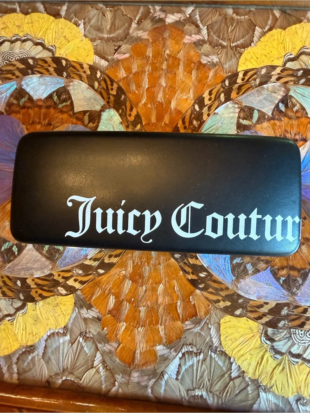 Juicy Couture NWT Black Gradient Round Cat Eye Sunglasses